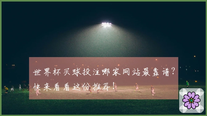 世界杯买球投注哪家网站最靠谱?快来看看这份推荐!